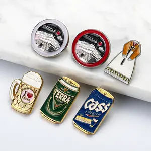 Custom Metal Badge Paint Pin Brooch Japan and South Korea Series Soft Enamel Lapel Badge enamel pin manufacturers