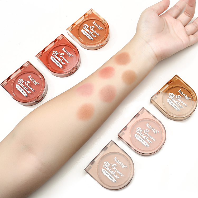 Новый дизайн, макияж для щек, матовые светящиеся стойкие светящиеся цветные Румяна для макияжа