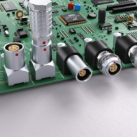 Connecteur Push-Pull à Verrouillage Automatique Compatible Lemo EZG pour Carte de Circuit Imprimé (PCB) Série 00B/0B/1B, 2 à 16 Broches