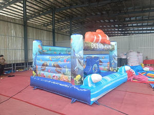 <span class=keywords><strong>Castello</strong></span> Gonfiabile a Tema Oceano con Scivolo, <span class=keywords><strong>Castello</strong></span> Biologico Oceanico, Trampolino Gonfiabile per Bambini - Product Image 3