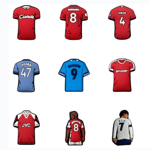 Breloques de chaussures de la Ligue Anglaise de football très populaires, vente en gros, breloques de chaussures de la Ligue Anglaise de football, breloques de chaussures de stars du football pour les fans - Product Image 4