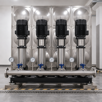 Équipement d'alimentation en eau à pression constante à fréquence variable sans pression négative, productivité de 5000 L/heure, osmose inverse, garantie 1 an