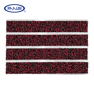 20mm Chiều cao trong nhà lối vào sàn thảm hệ thống thảm đỏ với lồng vào nhau nhôm có thể giặt nylon loại bỏ bụi cửa mat - Product Image 2