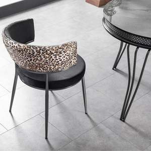Silla de Comedor Moderna Minimalista de Metal Caz, Muebles para el Hogar Tapizados - Product Image 5