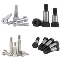 Vis à épaule à tête cylindrique hexagonale en acier au carbone de grade 8.8, 10.9, 12.9, zinguées noires, M2.5, M3, M4, M5, M6