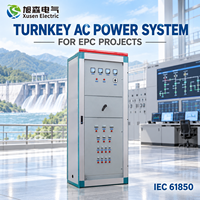 IEC 61850 İzleme Güç Ölçümü ve ATS Özelliğine Sahip EPC Projeleri İçin Özel Üretimli Trafo Merkezi AC Dağıtım Panosu