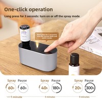 Diffuseur d'aromathérapie intelligent transfrontalier silencieux et économe en énergie, sans eau, pulvérisateur de parfum automatique pour huiles essentielles pures