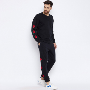 Conjunto Deportivo Informal para Hombre, Sudadera de Cuello Redondo y Pantalones Jogger Personalizados, Venta al Por Mayor, Ropa Deportiva para Fitness, Running y Entrenamiento - Product Image 3
