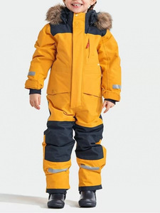 Ropa de esquí para niños al aire libre, traje de una pieza cálido luminoso a prueba de viento para niños y niñas, tabla individual o doble al por mayor - Product Image 6