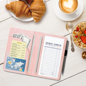 Presentatori <span class=keywords><strong>di</strong></span> controllo del ristorante personalizzato per il controllo degli ospiti titolare della carta del ristorante titolare della fattura del ristorante per i ristoranti <span class=keywords><strong>bar</strong></span> cameriera dell'hotel - Product Image 5