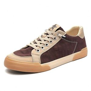 Hot Selling Soft Lace-up Low Cut Casual Skateboarding Shoes for Men <b>Canvas</b> Upper Comfort Jogging Walking Style - Product Image 3