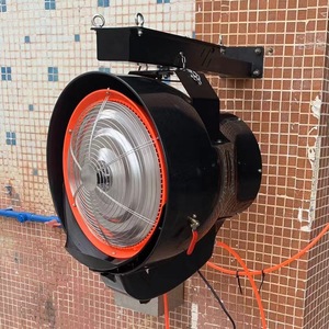 Outdoor Misting <b>Fan</b> for Patio Restaurants and Garden Cooling With Mobile Base and Adjustable Spray Volume - Product Image 5