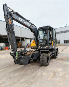Escavatore Gommato KATOCASE da 6 Tonnellate con Sistema Idraulico Multifunzione Yuchai per Posa Tubazioni, Livellamento Cantiere e Guida Rapida su Strada - Product Image 1