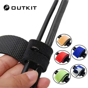 1 2PCS Nouveaux outils de pêche Rod Tie Strap Belt Tackle Elastic Wrap Band Pole Holder Accessories Diving Materials Non-slip Firm - Product Image 1