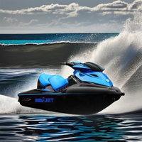 Hison Luxury Jet Ski Boat Bateau de vitesse confortable avec remorque gratuite Moteur 4 temps Neuf à prix très bas