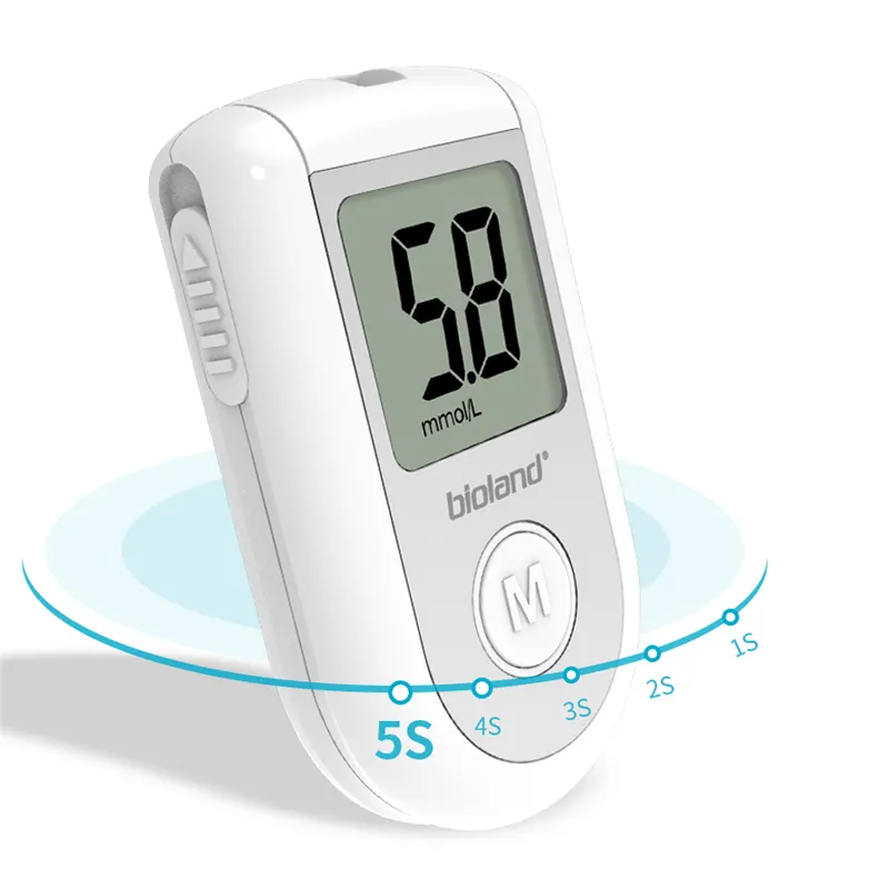 Medidor de glicose do sangue, teste rápido da fábrica, monitor bp digital para hospital e família