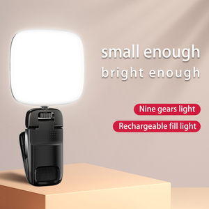 <span class=keywords><strong>Meilleur</strong></span> clip de poche rechargeable D1 <span class=keywords><strong>pour</strong></span> téléphone éclairage en direct vidéo plat en direct flux lumineux de remplissage <span class=keywords><strong>pour</strong></span> la photographie - Product Image 1