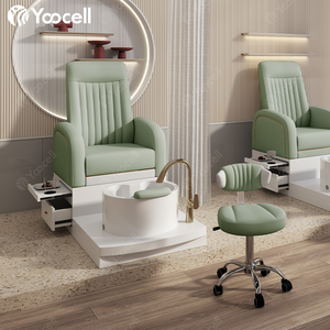เก้าอี้นวดทำเล็บเท้าสำหรับร้านเสริมสวย Yoocell รุ่นปี <span class=keywords><strong>2022</strong></span> เก้าอี้ทำเล็บมืออาชีพสำหรับร้านทำเล็บ - Product Image 1