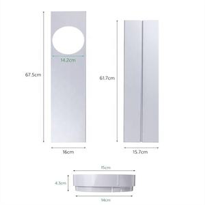 Kit de paneles de sellado de adaptador de tubo de 5,9 pulgadas, Unidad de ventilación de sellado de <span class=keywords><strong>ventana</strong></span> de CA <span class=keywords><strong>Universal</strong></span>, <span class=keywords><strong>placa</strong></span> de <span class=keywords><strong>aire</strong></span> acondicionado portátil con adaptador de tubo - Product Image 1