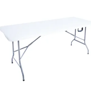 Outdoor Folding Furniture Lifetime Tables 6Ft Folding In Half Camping Table For Sale