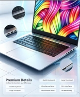 Ordinateur portable professionnel Zhaoxin KX-U6780A, 16 Go de RAM, 512 Go de SSD, modèle compact, stock usine, version locale