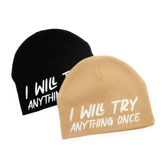 High Quality Slouchy Beanie Hat Beanies With Custom logo Embroidery