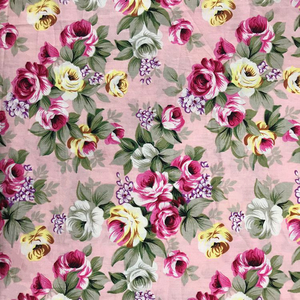 Tela popelina orgánica con estampado Floral, tejido de popelina de algodón con estampado Floral, 40x40 - Product Image 4