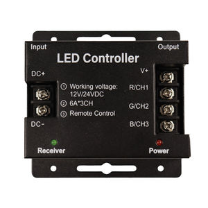 Contrôleur LED RGB GL-Rgb3011, télécommande tactile RF 6 touches, gradation PWM, 6A 12V 24V, contrôleur LED pour bande lumineuse - Product Image 4