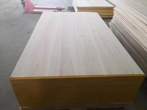 Tablero de madera dura maciza moderno de 2440x1220mm, álamo, pino, abedul, <span class=keywords><strong>Paulownia</strong></span>, Panel de unión para dedos, madera contrachapada - Product Image 5