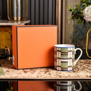Tasse en porcelaine osseuse Creative Palace Oriental Steed, cadeau créatif, tasse à café et à thé pour le bureau - Product Image 5