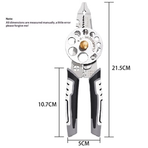 Electrician Stripping Pliers Stripping and Cutting Line Multifunctional Universal Industrial Grade Line Breaking Turntable Cable - Product Image 6