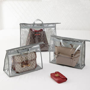 Sacchetto di immagazzinaggio della copertura antipolvere della borsa trasparente del pvc di logo personalizzato all'ingrosso - Product Image 4