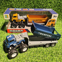 Modèle réduit de voiture moulé sous pression 4x4 jouet inertie camion d'ingénierie friction