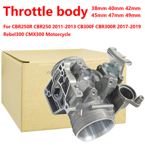Cuerpo de aceleración de competición compatible con 16400-KYJ-902 para motocicletas <span class=keywords><strong>Honda</strong></span> CBR250/250R 2011-2013, CB300F, <span class=keywords><strong>CBR300R</strong></span> 2017-2019, Rebel300, CMX300 - Product Image 1