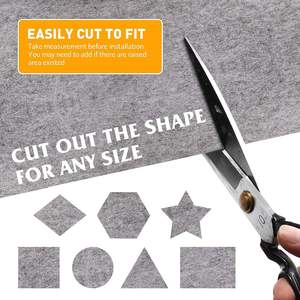 Zwart Ondervilt Tapijt Voor Luidspreker, Sub Box Tapijt, Auto, Rv, Boot, Marine, Vrachtwagen, Auto Kofferbak Vilt Voering Tapijt - Product Image 5