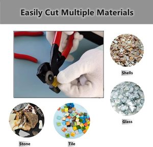 Heavy Duty Wheeled Glass Mosaic Nipper Ceramic Tile Cutter <b>Pliers</b> Mosaic Cutter Tool <b>Set</b> Glass Tile <b>Pliers</b> - Product Image 4