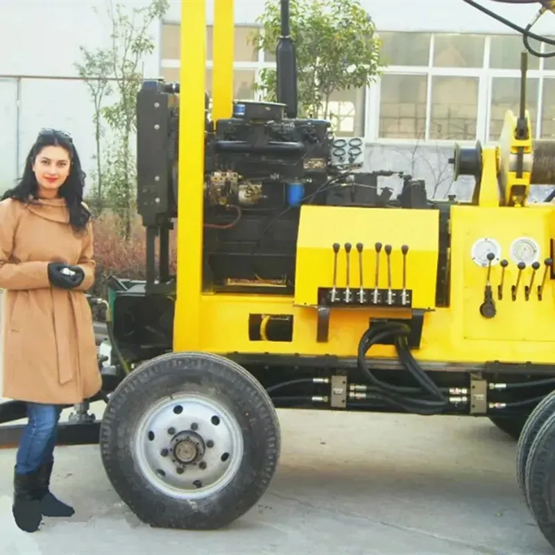 Portable Water Well Drilling Rig Tractor Type Water Well Drilling Rig Hydraulic Diesel Water Well Drilling Rig