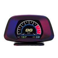 Auto HUD Head Up Display P19 Meter OBD GPS Smart Gauge Funktioniert Tolle Auto elektronik für alle Autos