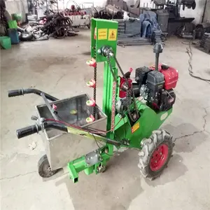 Potência tiller plantador de batata, 1 seeder, novo design, alho, seeder de batata