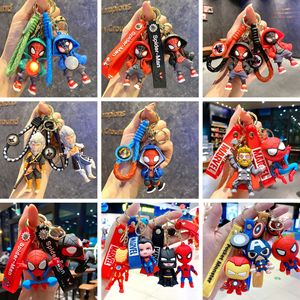 Marvel New Spider-Man Light-Up Hoodie Keychain Car Key <strong>Ring</strong> in PVC Plastic Cartoon Style Perfect Couple Gift - Product Image 4