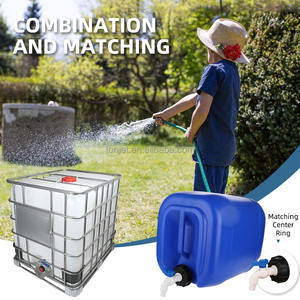 Tonjet IBC Musluk Bölme Kaplaması Musluk Seti, Manuel Küresel Vana S60x6 - 3/4 inç Dişi Dişli Adaptörlü, Su Deposu Drenaj Musluğu 1 Adet - Product Image 3