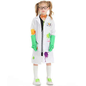 Costume da Laboratorio Scientifico per Bambine Halloween CARR-021 - Product Image 2