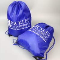 Sac à dos à cordon en nylon et polyester 420D personnalisé imperméable de haute qualité Sacs de gymnastique Sac à cordon Sac de sport avec logo