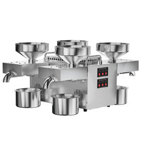 4 Kop Automatische Schroef Olie Persmachine Pinda Olie Sesamolie Amandel Kleine Multifunctionele 220V 110V