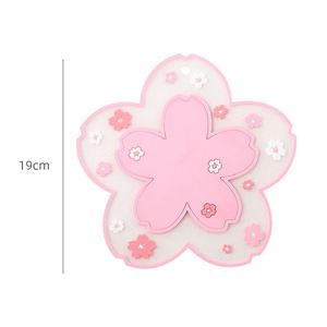 Flower <b>Table</b> Girls Heart Cherry Blossom Non-Slip Bowl Mat Tea <b>Coaster</b> - Product Image 5