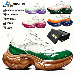 Zapatillas Deportivas Personalizadas <span class=keywords><strong>para</strong></span> <span class=keywords><strong>Hombre</strong></span> y Mujer, Estilo Chunky Dad, con Plataforma y Adhesivo, Diseño <span class=keywords><strong>de</strong></span> Logotipo OEM, Color Personalizado, Transpirables, <span class=keywords><strong>de</strong></span> Malla - Product Image 1