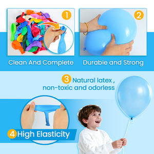 Ballons de fête multicolores mats sans goût, décoration Umrah, ballons gonflables en latex de 18 pouces pour <span class=keywords><strong>anniversaire</strong></span> et mariage - Product Image 5