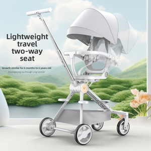 Cochecito de Bebé Plegable Ultraligero y Compacto al por Mayor con Dirección Bidireccional para Bebés y Niños Pequeños - Product Image 6