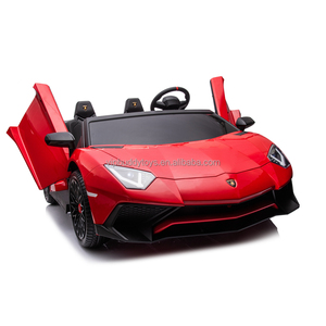 Giocattoli per bambini alimentazione a batteria per bambini Big Two Seats 24V Ride on Real Lamborghini Kids Big Cars for Children - Product Image 3