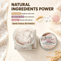Flower Secret Lulur Beras Fermentasi Asam Hialuronat Kolagen untuk Menghaluskan Kulit-Untuk Dewasa Semua Jenis Kulit-Agen Global OEM/ODM